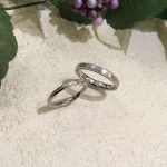 ふたりの絆を結婚指輪に・・・1つ原石からできた2ピースのダイヤモンド