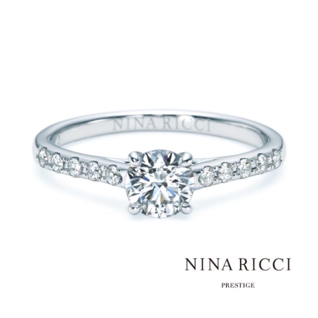🕊Infini 永遠🕊 古くからファッションやフレグランスの分野で名を馳せてきたブランド『ニナリッチ』🕊 中でも「ニナリッチ　プレステージ」のブライダルコレクションはより高品位な素材と細部までこだわってつくり上げた究極の着け心地で，全ての品質がクラスアップ！！💎  プラチナ・ピンクゴールド・イエローゴールドの中で素材変更も可能な「ニナリッチ　プレステージ」は取扱い店も大変限られています。  #ニナリッチ　#ニナリッチプレステージ　#ninaricci  #ninaricciprestige  #ニナリッチリング