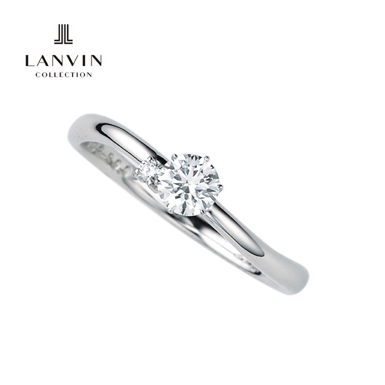 🍀LANVIN COLLECTION 🍀  LANVIN(ランバン)はパリに現存する最も歴史あるブランド。 「エレガンスの代名詞」と呼ばれたデザイナー　ジャンヌ•ランバンのシリーズはワンランク上を目指す人のブライダルジュエリーです。 リングには花嫁の幸福への願い『ランバンブルー』へのオマージュとしてブルーサファイアがセッティングされています💎  #lanvin #ランバン