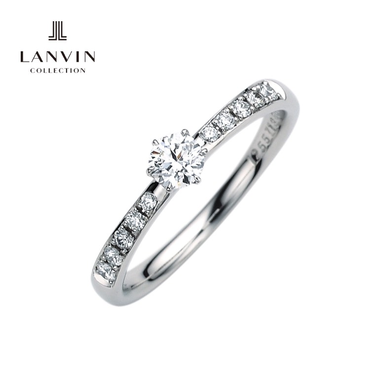 🍀LANVIN COLLECTION 🍀  LANVIN(ランバン)はパリに現存する最も歴史あるブランド。 「エレガンスの代名詞」と呼ばれたデザイナー　ジャンヌ•ランバンのシリーズはワンランク上を目指す人のブライダルジュエリーです。 リングには花嫁の幸福への願い『ランバンブルー』へのオマージュとしてブルーサファイアがセッティングされています💎  #lanvin #ランバン